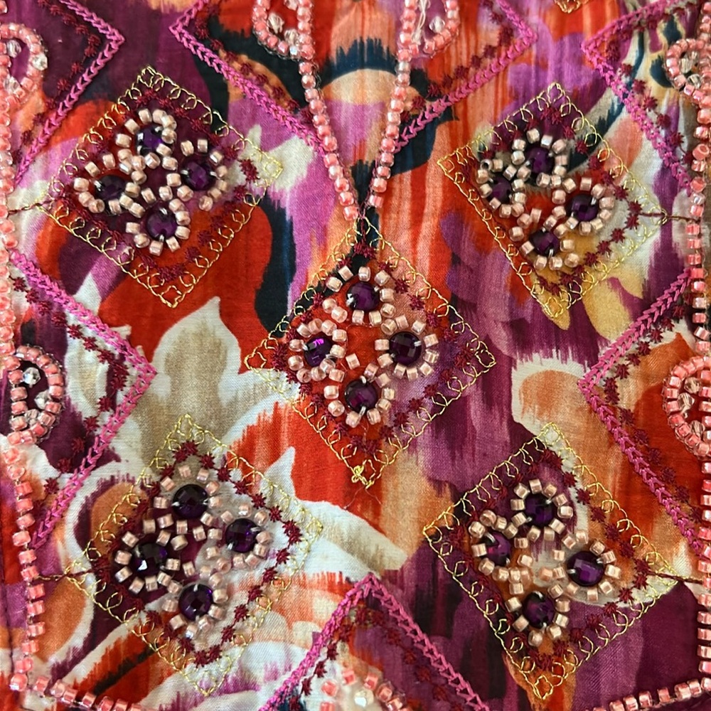 Chico's Watercolor Stunning lightweight tunic - Picture 6 of 16